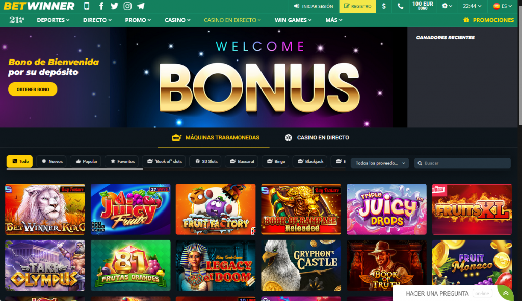 BetWinner Casino and Sports Argentina Players - ES and EN