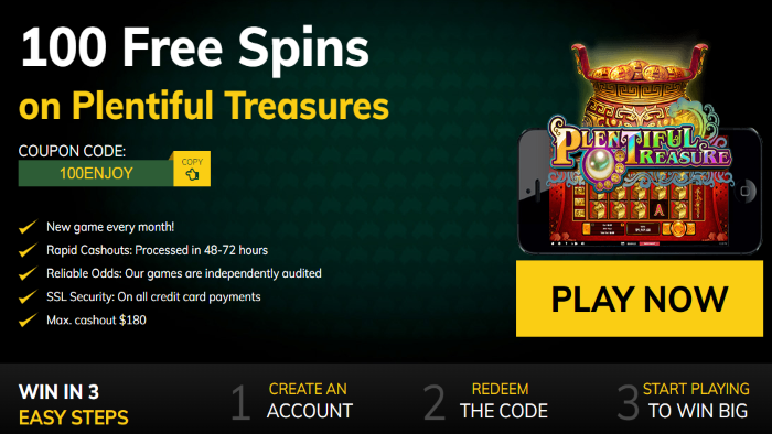 Fair Go Casino 100 Putaran Gratis Tanpa Bonus Deposit untuk Harta Berlimpah + $1.000