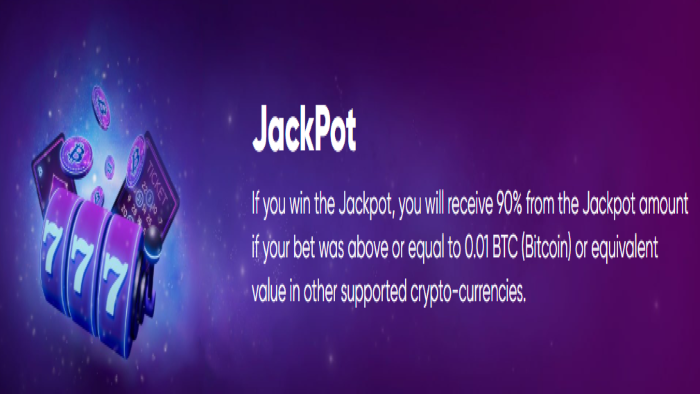 Permainan Kasino BitDice Jackpot