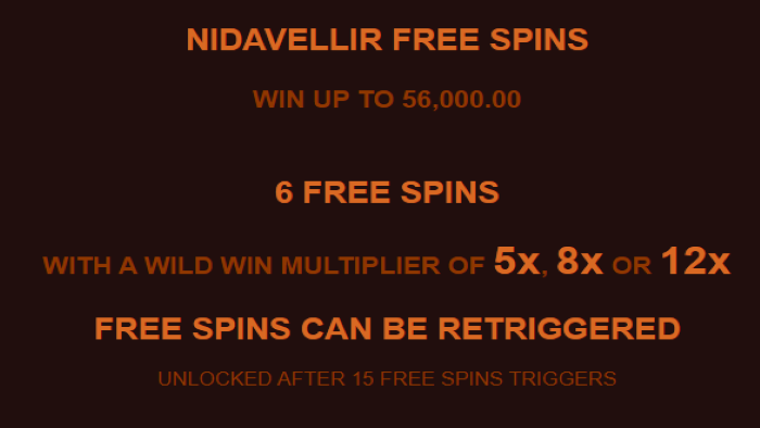 Nidavellir Free Spins at Thunderstruck Wild Lightning