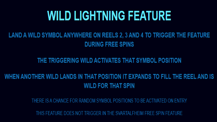 Wild Lightning Symbol at Thunderstruck Wild Lightning