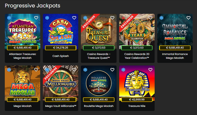 Zodiac Casino – Play Top Progressive Jackpot Slots