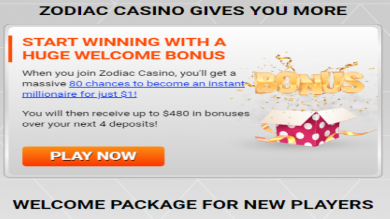Zodiac Casino – Start Winning With A Huge Welcome Bonus