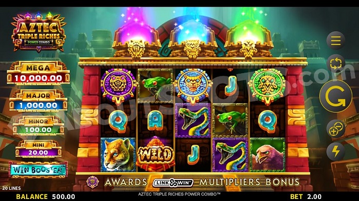 Aztec Triple Riches Power Combo Slot Game