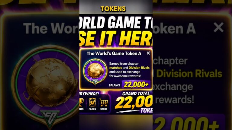 HOW TO GET THE WORLDS GAME EVENT TOKEN NEW LIVE OVR PLAYER IN EA FC FIFA MOBILE 26 #shorts #fcmobile