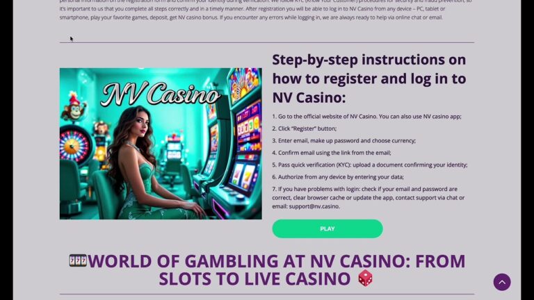 NV Casino Review 2026 | Welcome Bonus, Free Spins & Online Casino Experience