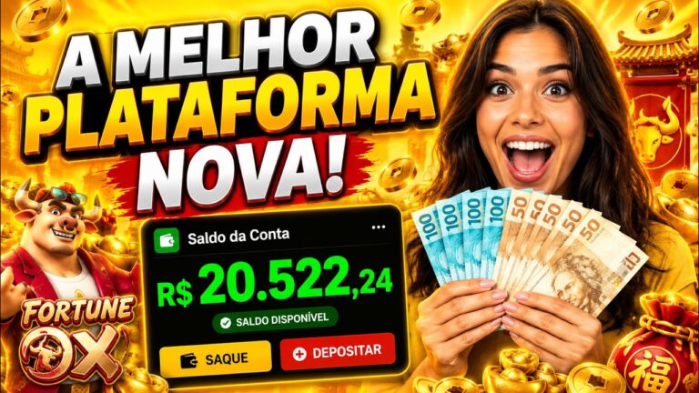 PLATAFORMA NOVA COM BONUS NO CADASTRO! PLATAFORMA NOVA PAGANDO! PLATAFORMA NOVA BET!