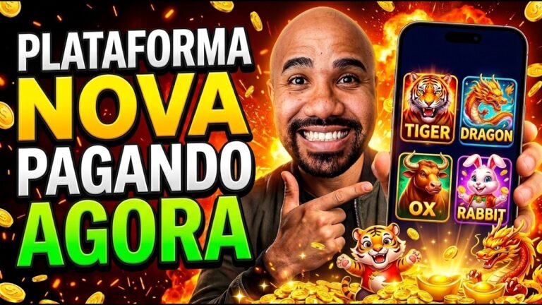 PLATAFORMA NOVA OFICIAL – PLATAFORMA NOVA ONDE JOGAR! PLATAFORMA NOVA PAGANDO!