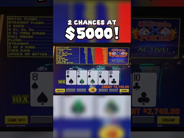 Can We Complete This $5,000 Straight Flush