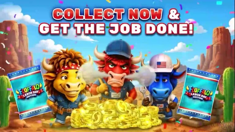 FLUFFALO Labor Day Edition Collections Set! #slots #slotmachines #casino