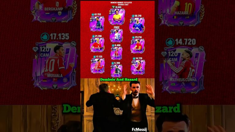 Numero Event Number 10 Player Shards Cost In FC Mobile #easports #fcmobileid