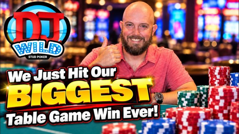 We Just Hit Our BIGGEST Table Game Win Ever!